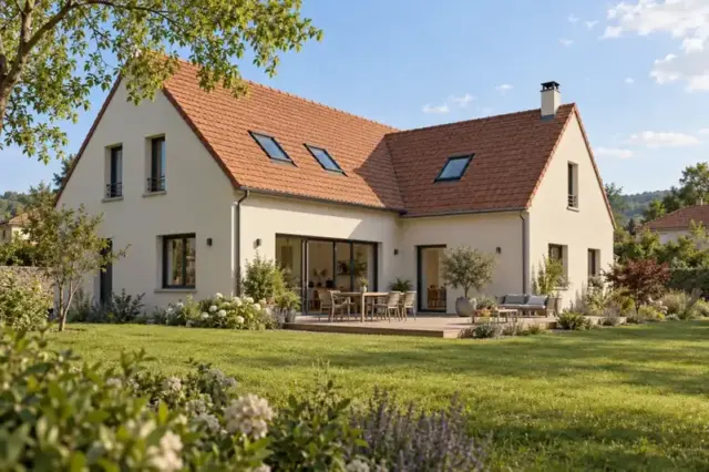 Envol 130 : concept de maison fran&ccedil;aise de plain-pied, 130 m&sup2;, 4 chambres propos&eacute;es