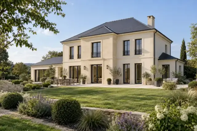 Harmonie 250 : concept de maison fran&ccedil;aise &agrave; &eacute;tage, 250 m&sup2;, 5 chambres propos&eacute;es