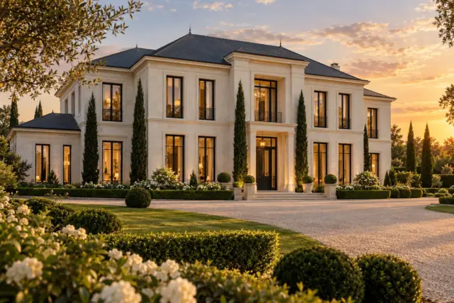 Royale 400 : concept de maison fran&ccedil;aise &agrave; &eacute;tage, 400 m&sup2;, 5 chambres propos&eacute;es